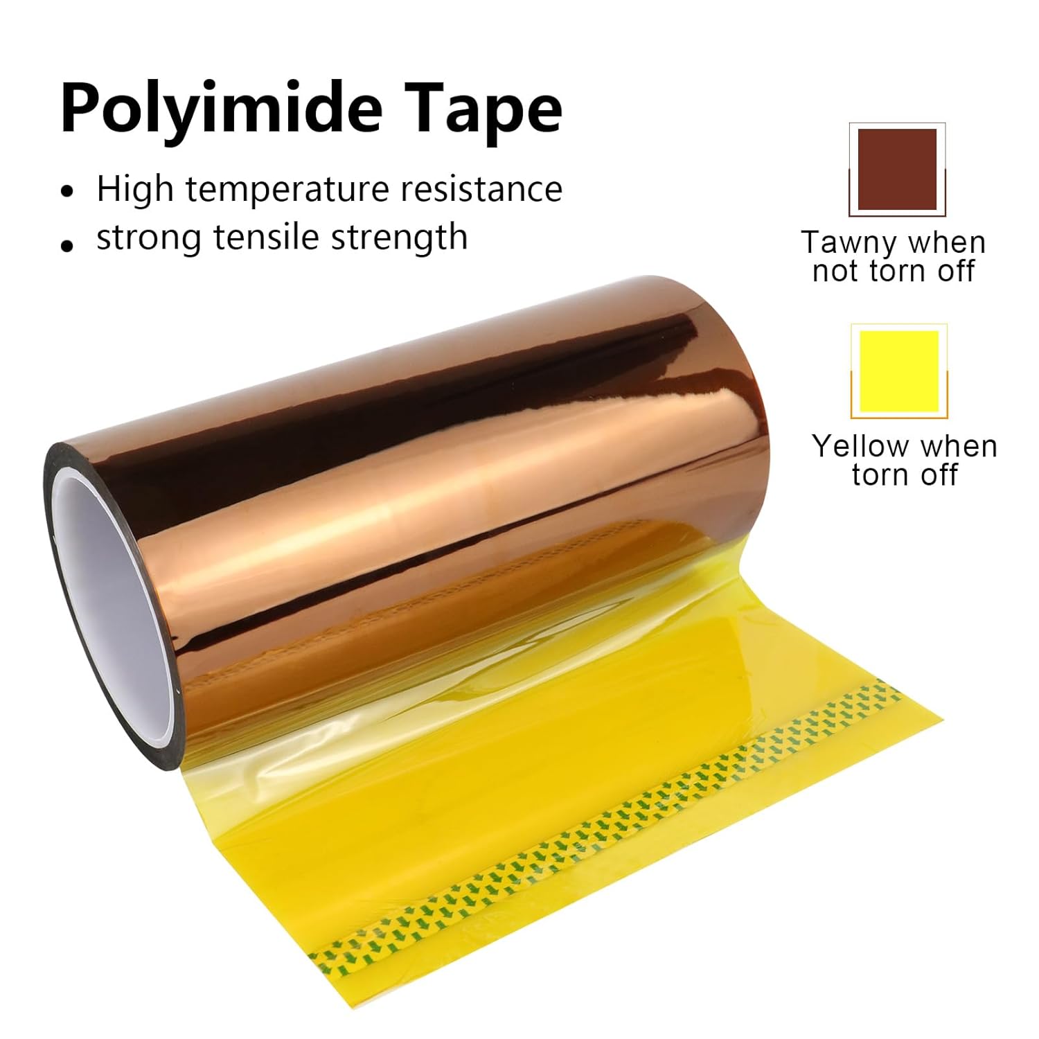 Best Seller | Gold Finger Kapton Tape | Premium Heat-Resistant | Black | PCB Assembly | 0.05-0.1mm | OEM Logo | https://www.lvmeikapton.com